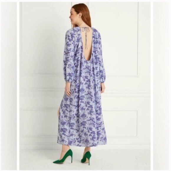 NWT Hill House Maxi Dress Womens Medium Floral Purple Boho Cottage The Simone - Picture 2 of 15
